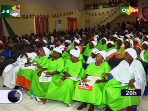 ORTM/Meeting de soutien au candidat Hamadoun Touré par la fédération nationale des associations pour le développement des collectivités territoriales