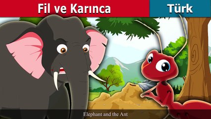 Fil ve Karınca | Elephant and Ant Story in Turkish | Peri Masalları | Türkçe peri masallar