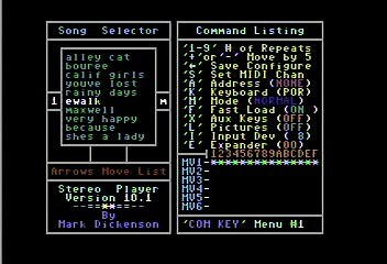 "Baby Elephant Walk" Commodore 64 Stereo Sid Player Keyboard
