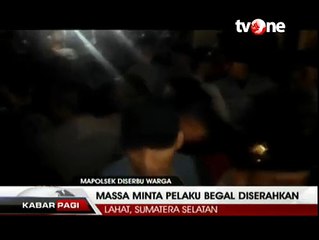 Ingin Hakimi Begal, Ratusan Warga Serbu Kantor Polisi