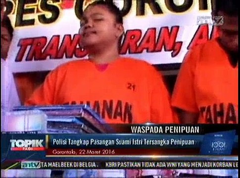 Polisi Tangkap Pasangan Suami Istri Tersangka Penipuan