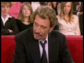 JOHNNY HALLYDAY à vivement dimanche