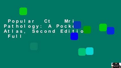 Popular  Ct   Mri Pathology: A Pocket Atlas, Second Edition  Full