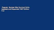 Popular  Nuclear War Survival Skills: Updated and Expanded 1987 Edition  Full