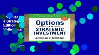 Popular Book  Options as a Strategic Investment: Fifth Edition Unlimited acces Best Sellers Rank