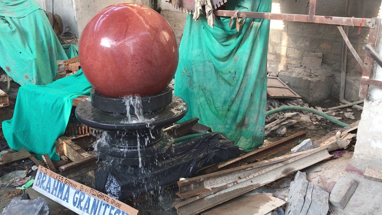 granite ball fountain,sphere fountain