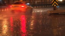 İstanbul’da şiddetli yağış etkili olmaya başladı