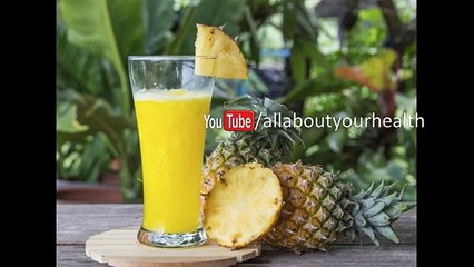 I HAVE BEEN DRINKING PINEAPPLE JUICE EVERY MORNING, FOR A MONTH