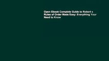 Open Ebook Complete Guide to Robert s Rules of Order Made Easy: Everything Your Need to Know
