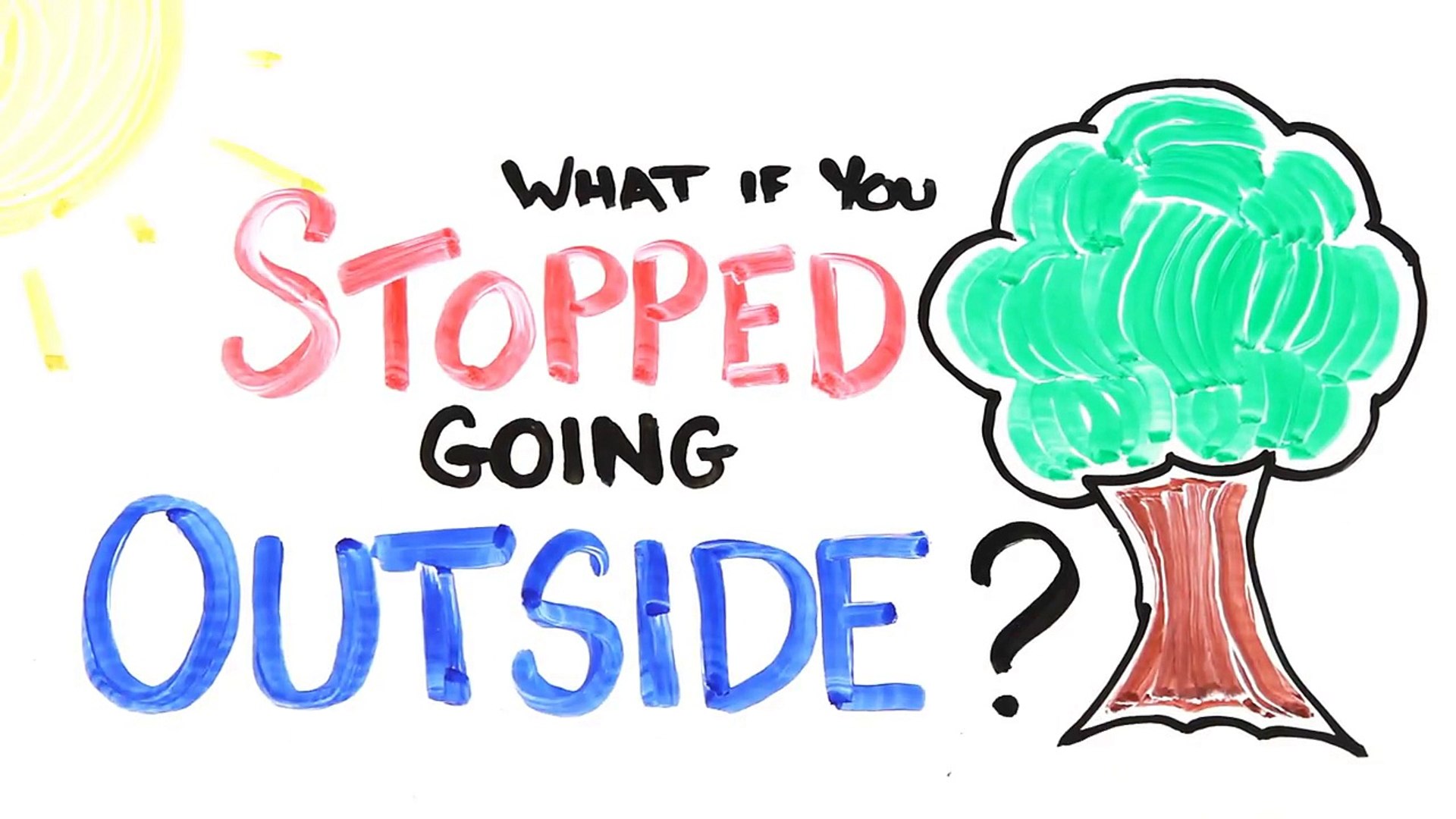 What If You Stopped Going Outside?