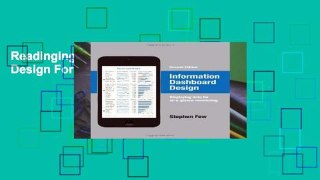 Readinging new Information Dashboard Design For Kindle