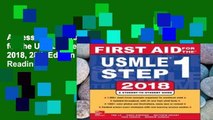Access books First Aid for the USMLE Step 1 2018, 28th Edition P-DF Reading