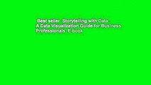 Best seller  Storytelling with Data: A Data Visualization Guide for Business Professionals  E-book