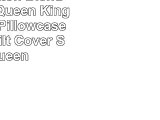 Nattey Cotton Blend Star Twin Queen King Size Bed Pillowcase Duvet Quilt Cover Set Queen