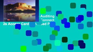 New Trial Gen Combo Auditing   Assurance Services; Connect 2s Access Card D0nwload P-DF