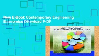 New E-Book Contemporary Engineering Economics D0nwload P-DF