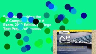 Full Trial Cracking the AP Computer Science A Exam, 2018 Edition (College Test Prep) Full access