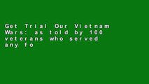 Get Trial Our Vietnam Wars: as told by 100 veterans who served any format