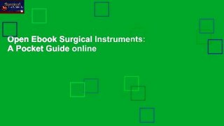 Open Ebook Surgical Instruments: A Pocket Guide online