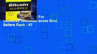 Trial Ebook  Bitcoin For Dummies Unlimited acces Best Sellers Rank : #3