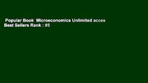Popular Book  Microeconomics Unlimited acces Best Sellers Rank : #5