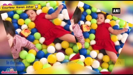 Download Video: Cutest Video Of The Year | Taimur Ali Khan Playing with Karan Johar Son Yash And Daughter Roohi