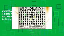 viewEbooks & AudioEbooks Optimizing Talent: What Every Leader and Manager Needs to Know to Sustain