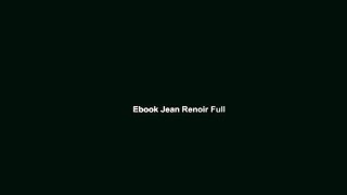 Ebook Jean Renoir Full