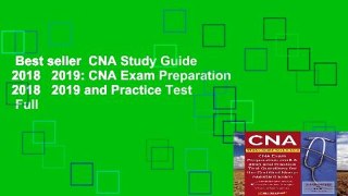 Best seller  CNA Study Guide 2018   2019: CNA Exam Preparation 2018   2019 and Practice Test  Full