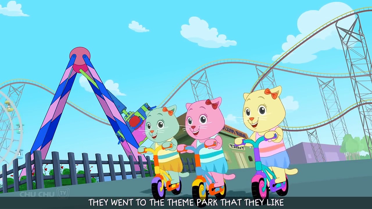 Three Little Kittens Went To The Theme Park (SINGLE) _ Nursery Rhymes & Songs