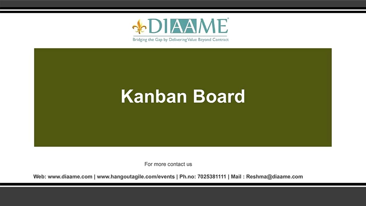 Kanban Board Concept - Kanban Tutorial