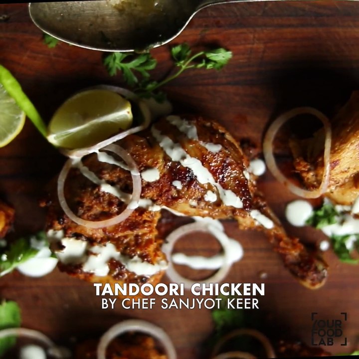 Tandoori Chicken by Chef Sanjyot Keer video Dailymotion