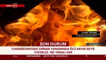 Yunanistan ordusunun yangına müdahalesi konuşuluyor