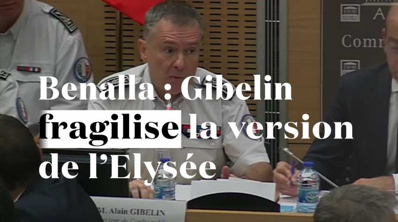 Benalla : Gibelin fragilise la version de l'Elysée