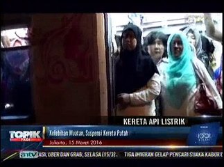 Kelebihan Muatan, Suspensi KRL Patah