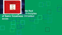 Favorit Book  The Little Red Book of Selling: 12.5 Principles of Sales Greatness Unlimited acces