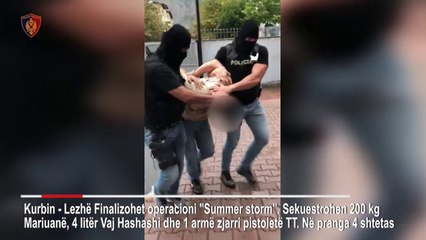 Download Video: Pranga 4 personave, kapen me arme dhe droge