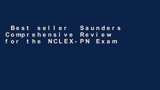 Best seller  Saunders Comprehensive Review for the NCLEX-PN Examination, 7e (Saunders