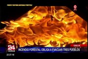 Grecia: incendio afecta bosques cercanos a Atenas