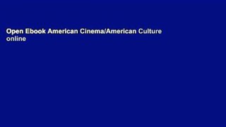 Open Ebook American Cinema/American Culture online