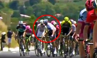 Fransa Bisiklet Turu'nda skandal hareket