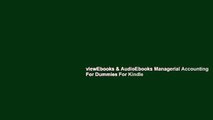 viewEbooks & AudioEbooks Managerial Accounting For Dummies For Kindle