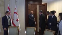 Bakan Çavuşoğlu, KKTC Cumhurbaşkanı Akıncı ve Siyasi Parti Liderleriyle Bir Araya Geldi - Lefkoşa