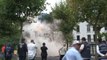 Beyoğlu Sütlüce'de Toprak Kayması Nedeniyle Çökme Tehlikesinin Meydana Geldiği Bina Çöktü