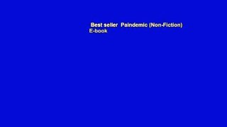 Best seller  Paindemic (Non-Fiction)  E-book