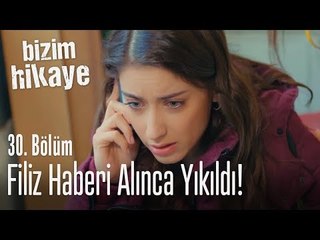 Filiz, Barış'ın kaza haberini alınca yıkıldı - Bizim Hikaye 30. Bölüm