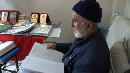 Hiç okula gitmeden 7 şiir kitabı çıkardı