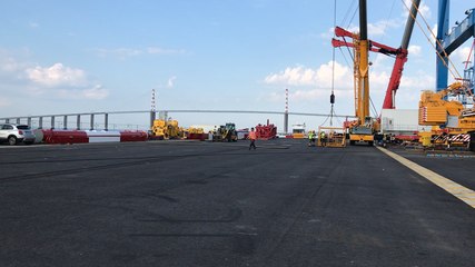 Assemblage du portique TGO