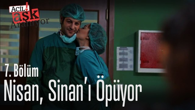 Nisan, Sinan'ı öpüyor - Acil Aşk Aranıyor 7. Bölüm