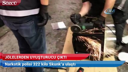 Berberdeki jölelerden uyuşturucu çıktı